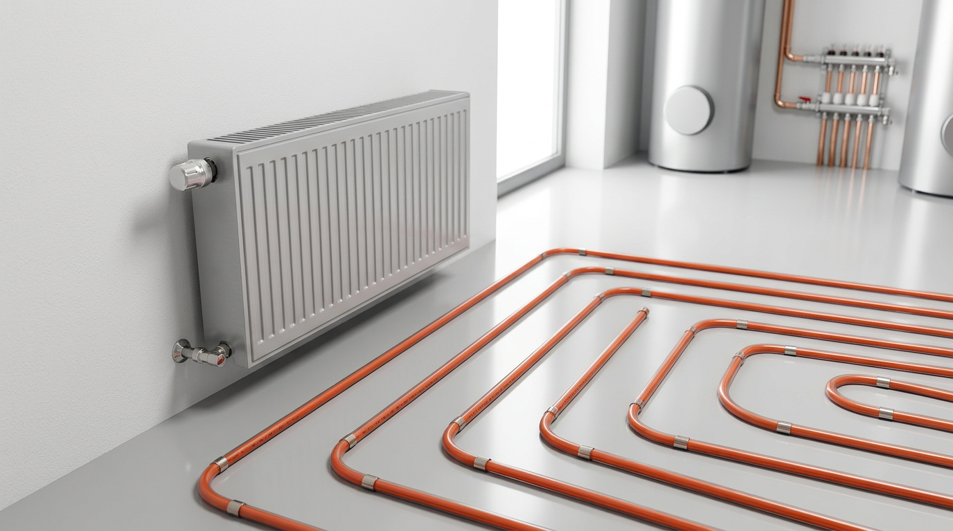 Modern heating installation